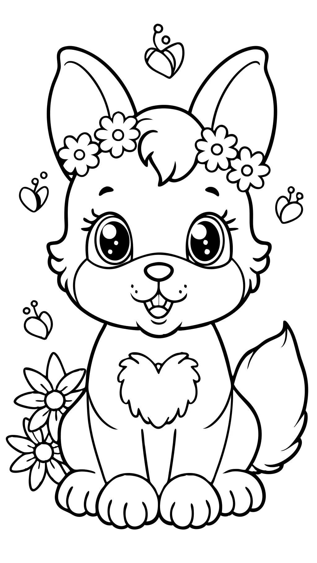 cutest animal coloring pages